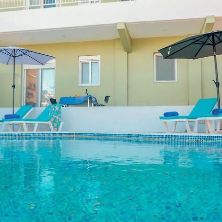 Greek Style Ground Floor Apartment & Pool Ialisos Exterior foto