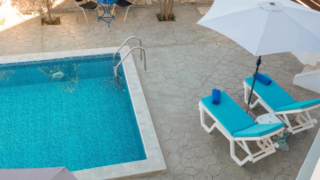Greek Style Ground Floor Apartment & Pool Ialisos Exterior foto