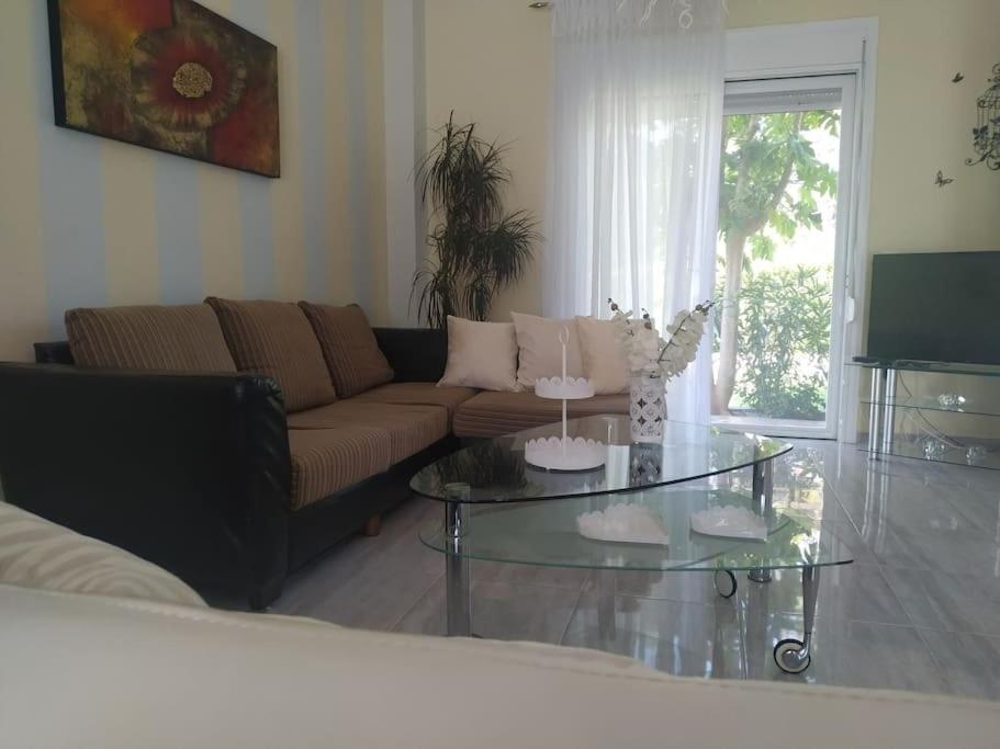Greek Style Ground Floor Apartment & Pool Ialisos Exterior foto